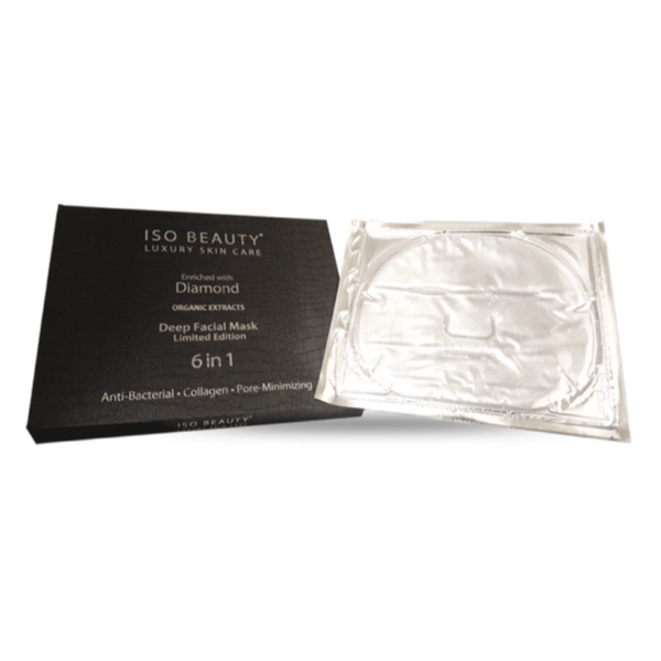 Diamond Renewal "Deep Facial 6 in 1 Mask" Set w/Collagen | Skincare
